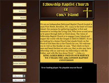 Tablet Screenshot of coneyfbc.com